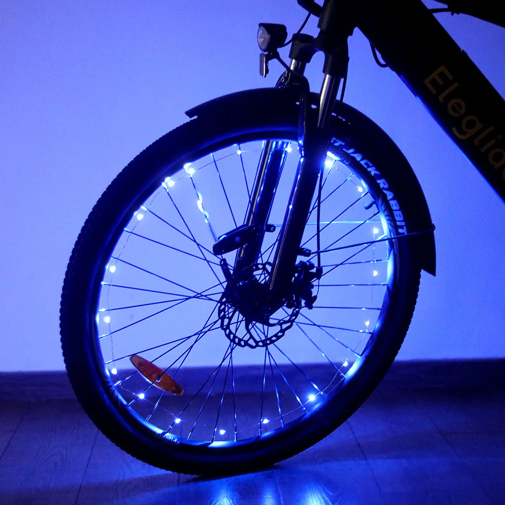Blue Bike Wheel Lights (2pcs, No Battery) - Image 5
